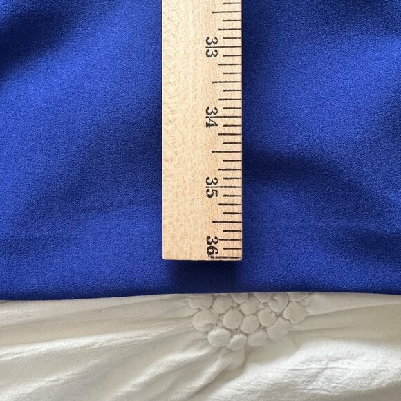 Calvin Klein Womens Royal Blue Sleeveless Sheath Dress SZ 8 Old Money Preppy - Picture 9 of 9